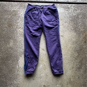 DC Purple Joggers with Blue Trim